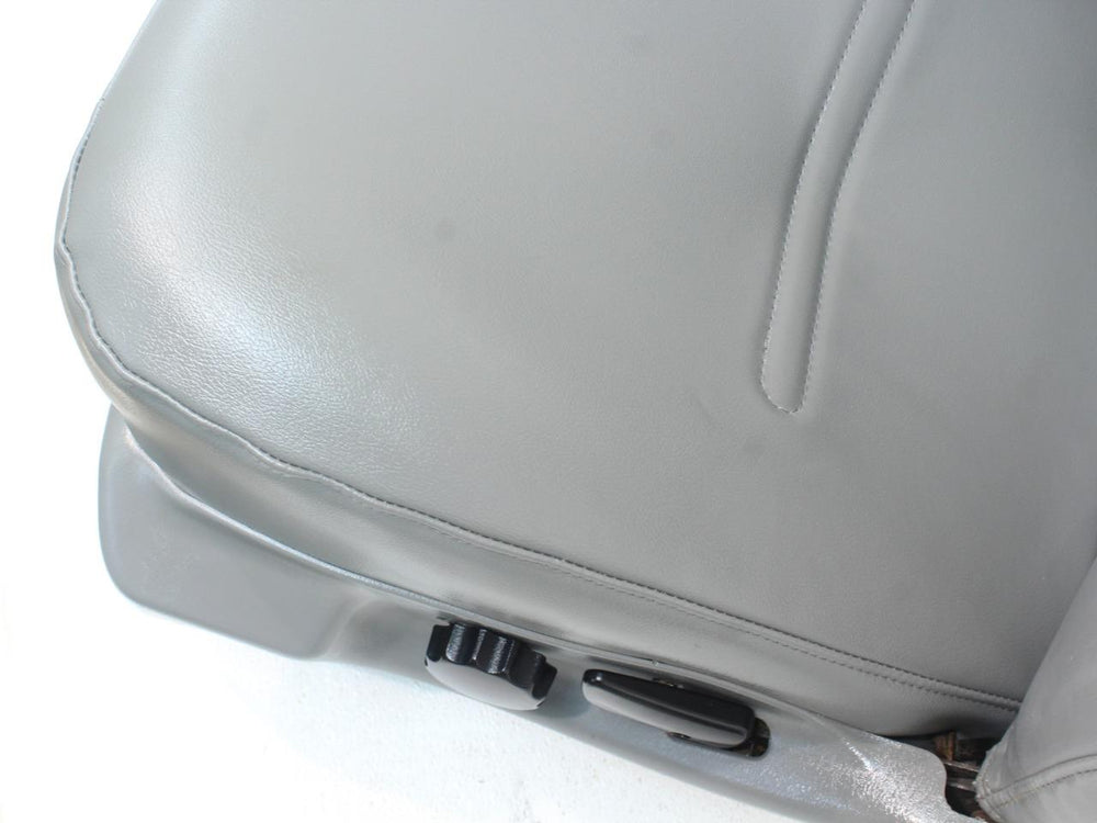 Ford Super Duty Grey Vinyl Work Front & Center Seats 1999 - 2007 | Picture # 8 | OEM Seats