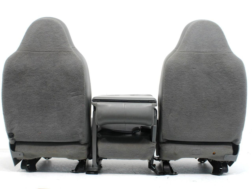 Ford Super Duty Grey Vinyl Work Front & Center Seats 1999 - 2007 | Picture # 20 | OEM Seats