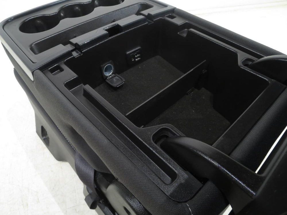Chevy Gm Sierra Silverado Cloth Jump Seat Console Usb 2014 2015 2016 2017 2018 | Picture # 13 | OEM Seats