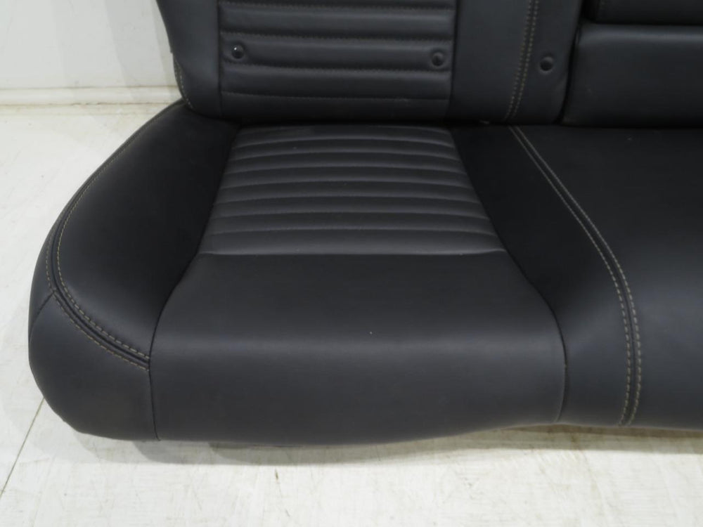 2009 - 2023 Oem Dark Slate Gray Leather Dodge Challenger Rear Seat #251i | Picture # 3 | OEM Seats