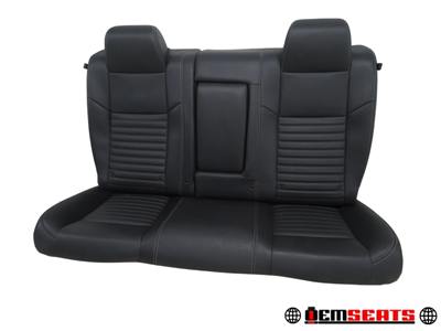 2009 - 2023 Oem Dark Slate Gray Leather Dodge Challenger Rear Seat #251i | Picture # 1 | OEM Seats