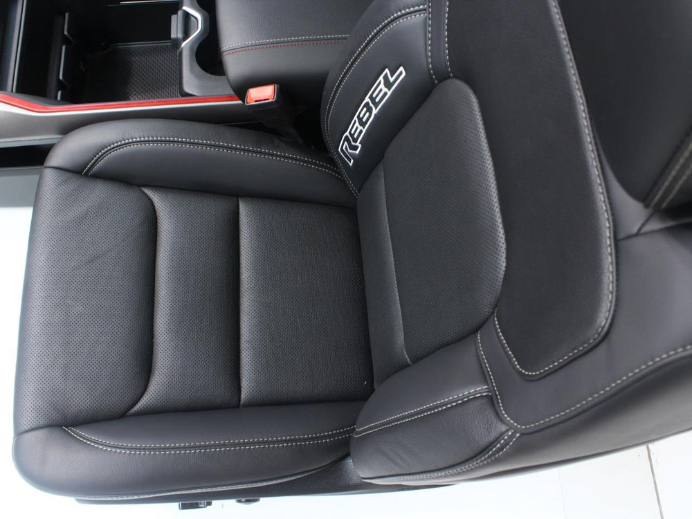 2019 - 2021 Dodge Ram Rebel Seats with Console Black Leather #6412 | Picture # 12 | OEM Seats