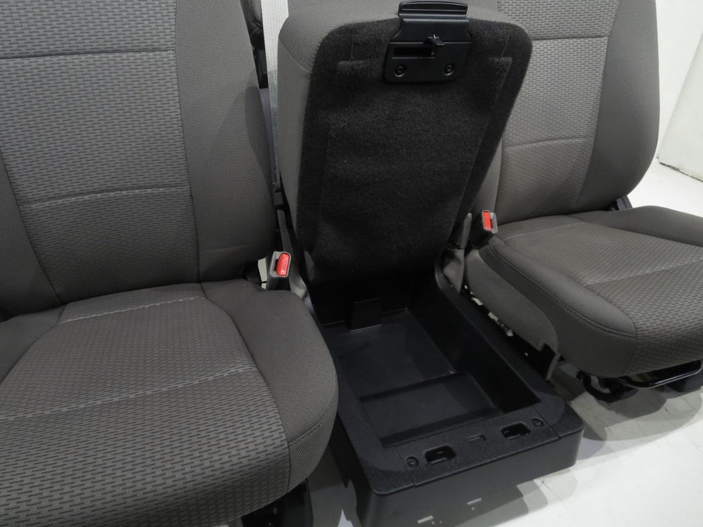 Ford F-150 & Super Duty Oem Gray Cloth Front Seats 2015 2016 2017 2018 2019 2020 | Picture # 10 | OEM Seats