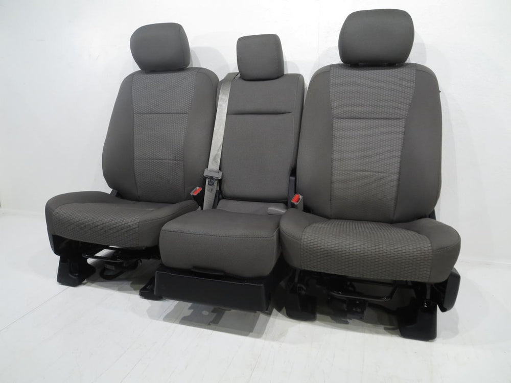 Ford F-150 & Super Duty Oem Gray Cloth Front Seats 2015 2016 2017 2018 2019 2020 | Picture # 25 | OEM Seats