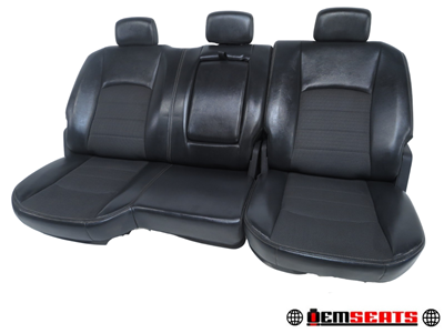 2009 - 2018 Dodge Ram Leather Rear Seat Dark Slate Grey #265i | Picture # 1 | OEM Seats