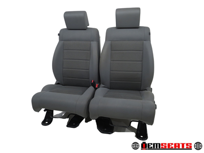 Jeep Wrangler Jk Oem Grey Cloth Seats 2007 2008 2009 2010 2011 2012 | Picture # 1 | OEM Seats