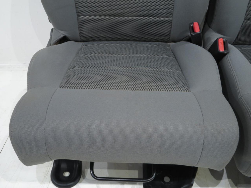 Jeep Wrangler Jk Oem Grey Cloth Seats 2007 2008 2009 2010 2011 2012 | Picture # 3 | OEM Seats