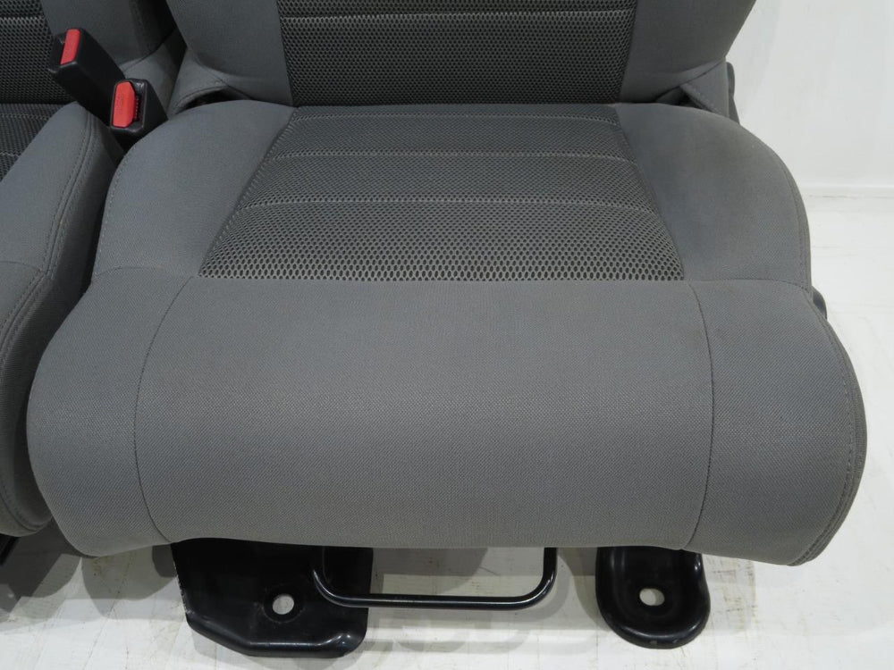Jeep Wrangler Jk Oem Grey Cloth Seats 2007 2008 2009 2010 2011 2012 | Picture # 4 | OEM Seats