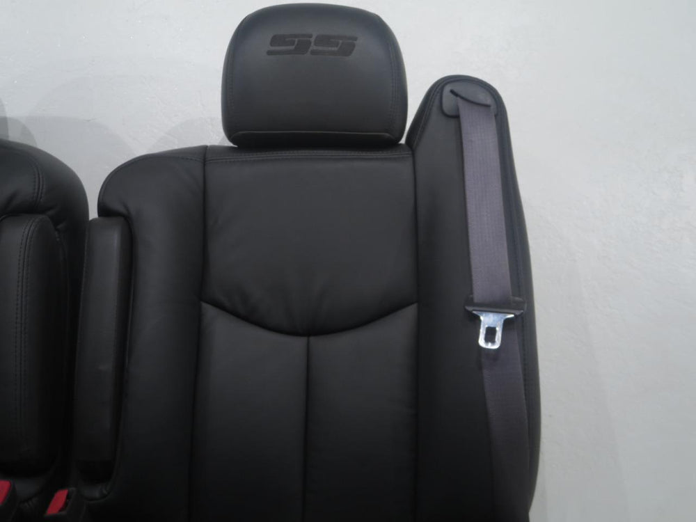 2003 - 2006 Chevy Silverado SS Seats Dark Gray Leather #283i | Picture # 8 | OEM Seats