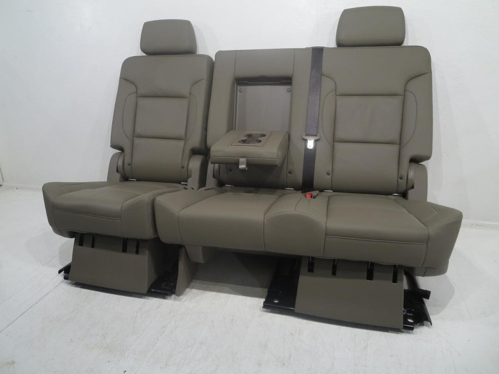 Gm Tahoe Yukon Rear 60-40 Bench Seat Tan Leather 2015 2016 2017 2018 2019 2020 | Picture # 3 | OEM Seats