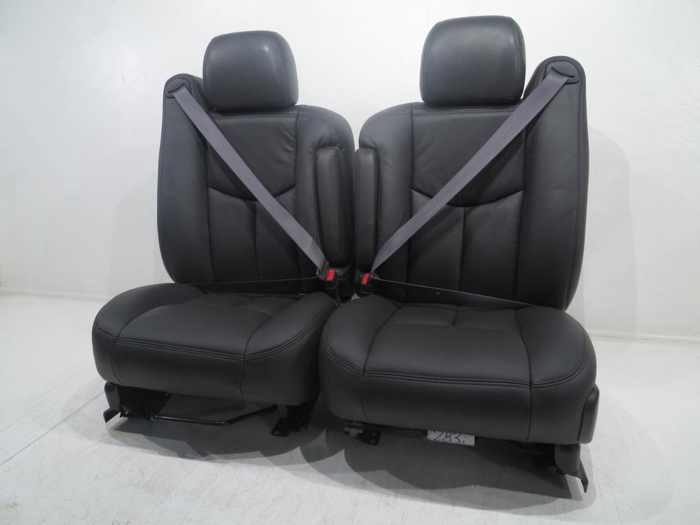 2000 - 2006 Chevy Silverado Seats New Dark Pewter Leather #4186 | Picture # 11 | OEM Seats