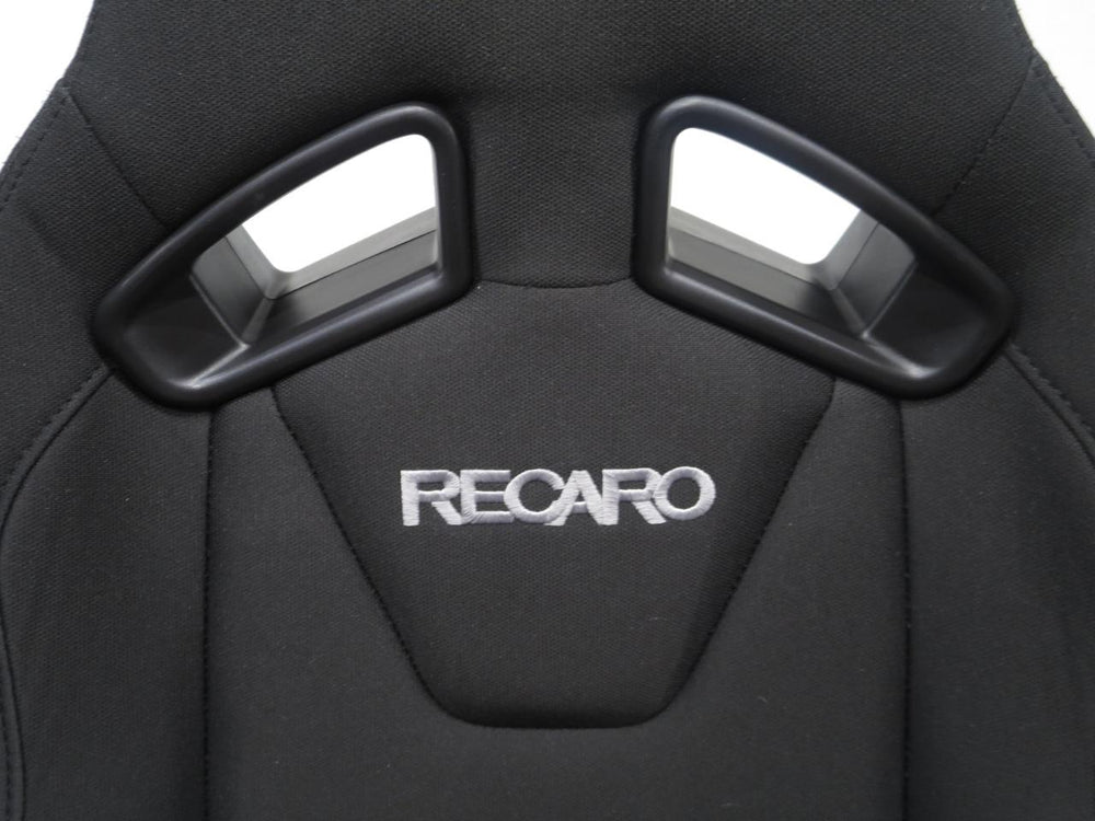 2005 - 2014 Ford Mustang Recaro Seats Black Cloth Front Seats #7625 | Picture # 14 | OEM Seats