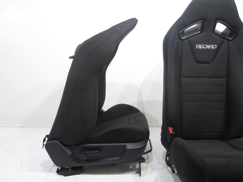 2005 - 2014 Ford Mustang Recaro Seats Black Cloth Front Seats #7625 | Picture # 16 | OEM Seats