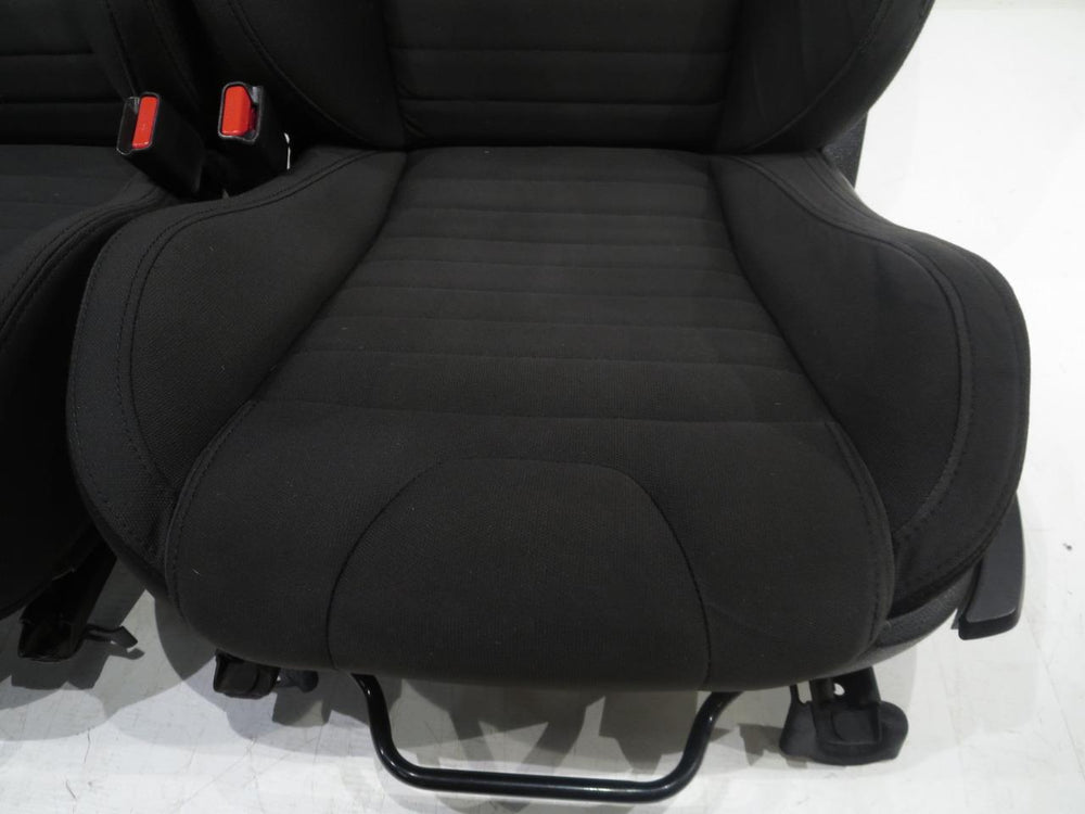 2005 - 2014 Ford Mustang Recaro Seats Black Cloth Front Seats #7625 | Picture # 4 | OEM Seats