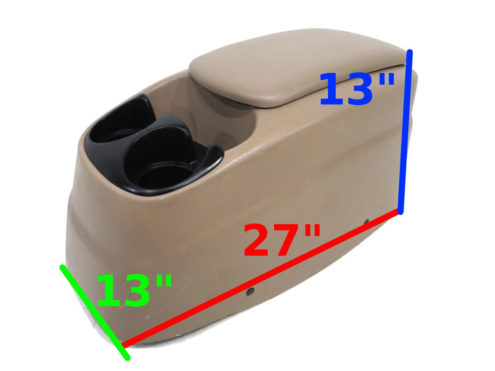 1997 - 2003 Ford F150 Center Console Tan #105k | Picture # 15 | OEM Seats