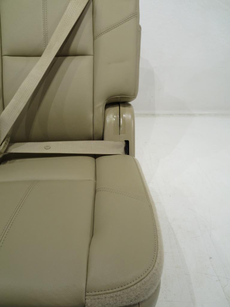 2007 - 2014 GM Tahoe Yukon Suburban 3rd Row Tan Leather Seats #304i | Picture # 6 | OEM Seats
