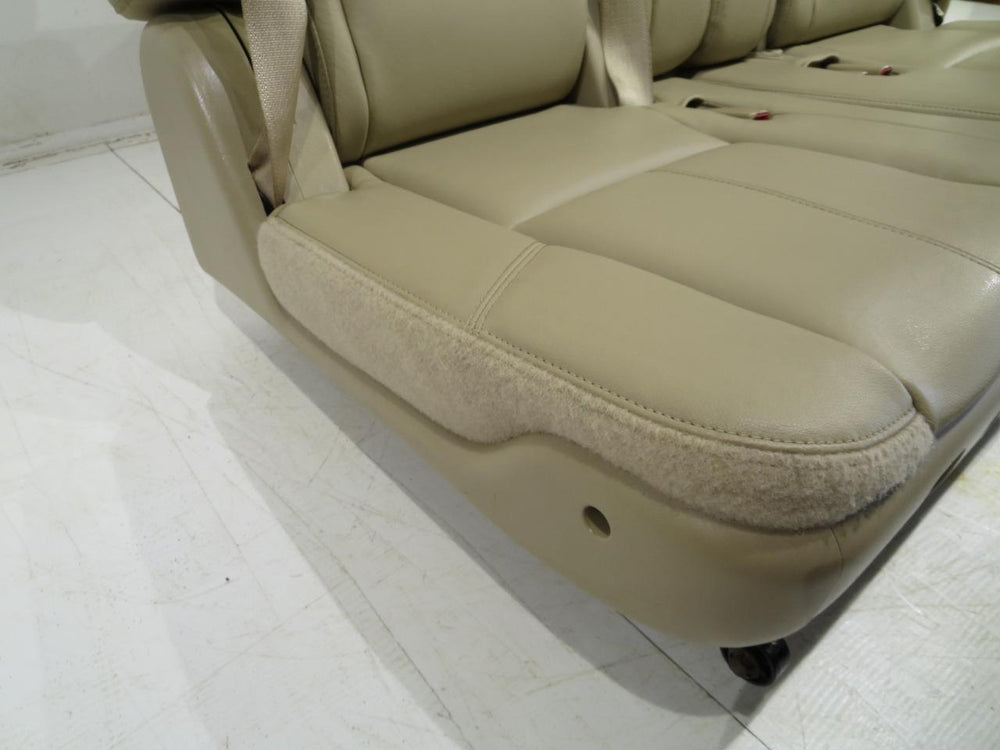 2007 - 2014 GM Tahoe Yukon Suburban 3rd Row Tan Leather Seats #304i | Picture # 7 | OEM Seats