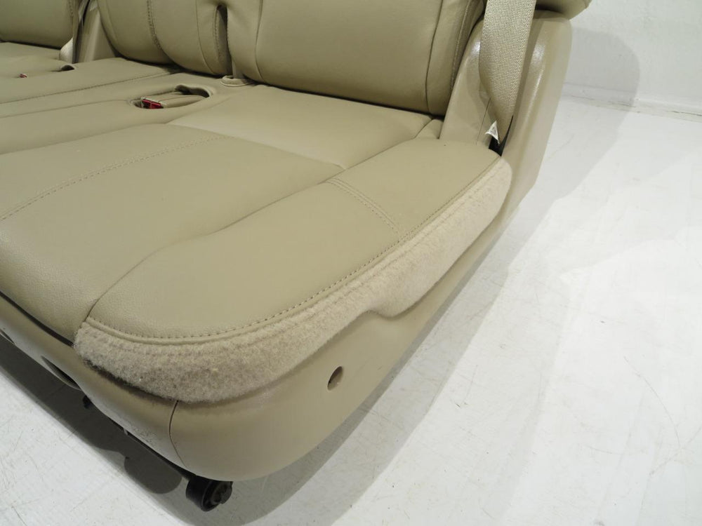 2007 - 2014 GM Tahoe Yukon Suburban 3rd Row Tan Leather Seats #304i | Picture # 8 | OEM Seats