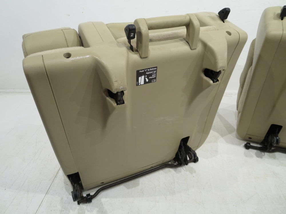 2007 - 2014 GM Tahoe Yukon Suburban 3rd Row Tan Leather Seats #304i | Picture # 15 | OEM Seats