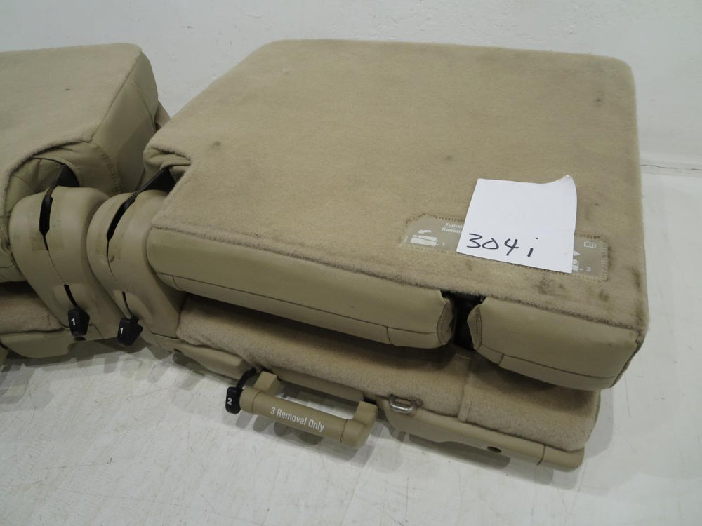 2007 - 2014 GM Tahoe Yukon Suburban 3rd Row Tan Leather Seats #304i | Picture # 20 | OEM Seats