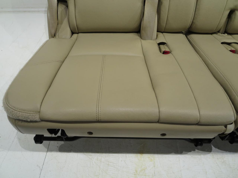 2007 - 2014 GM Tahoe Yukon Suburban 3rd Row Tan Leather Seats #304i | Picture # 3 | OEM Seats