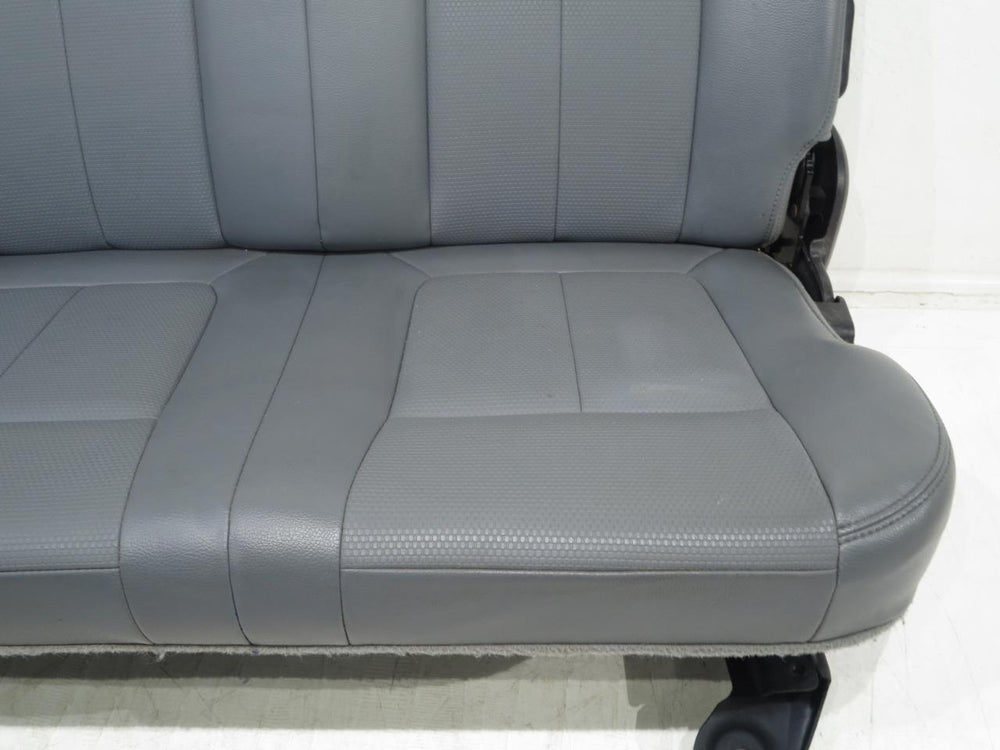 Ford Super Duty F250 F350 Gray Vinyl Rear Seats 2011 2012 2013 2014 2015 2016 | Picture # 4 | OEM Seats