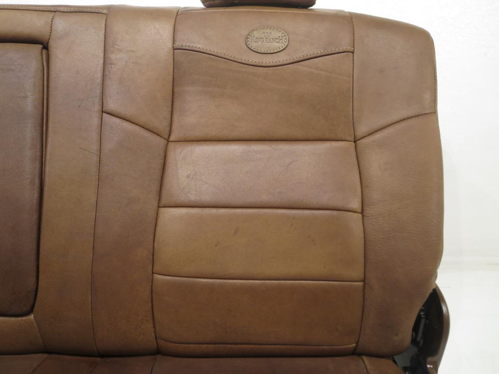 2003 - 2007 Ford Super Duty F250 F350 King Ranch Rear Leather Seat #322i | Picture # 10 | OEM Seats