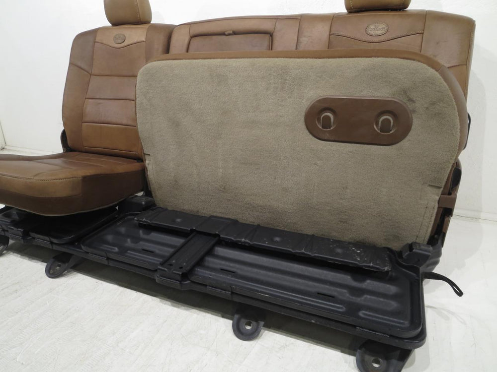 2003 - 2007 Ford Super Duty F250 F350 King Ranch Rear Leather Seat #322i | Picture # 16 | OEM Seats