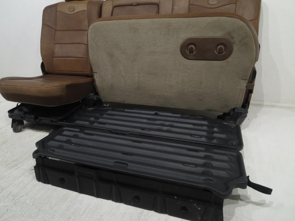 2003 - 2007 Ford Super Duty F250 F350 King Ranch Rear Leather Seat #322i | Picture # 18 | OEM Seats