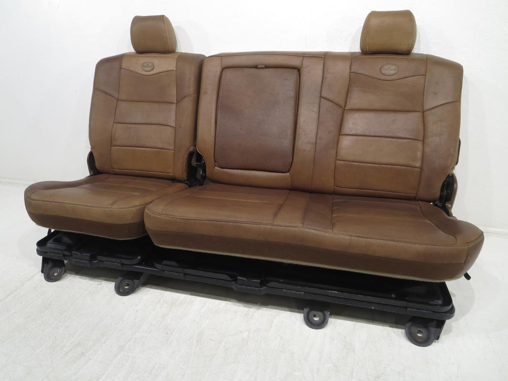2003 - 2007 Ford Super Duty F250 F350 King Ranch Rear Leather Seat #322i | Picture # 21 | OEM Seats