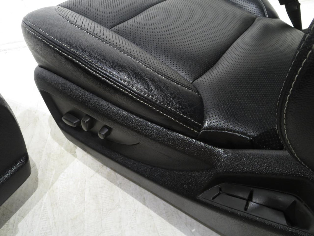 2014 - 2018 GM Silverado & Sierra Seats, Crew Cab Black Leather #323i | Picture # 10 | OEM Seats