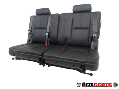 Chevy Gmc Oem Tahoe Yukon Black 3rd Row Seats 2007 2010 2011 2012 2013 2014 | Picture # 1 | OEM Seats