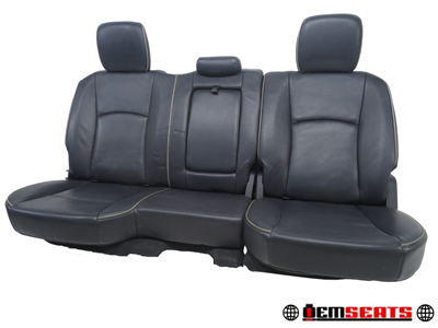 Dodge Ram Laramie Crew Cab Leather Heated Rear Seats 2009 - 2014 2015 2016 2017 2018 | Picture # 1 | OEM Seats