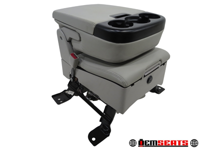Gm Chevy Oem Leather Center Console Jump Seat 2008 2009 2010 2011 2012 2013 2014 | Picture # 1 | OEM Seats