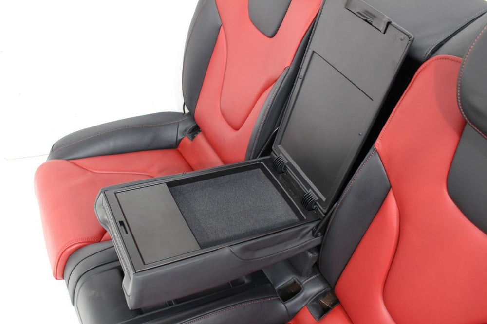 Audi S5 A5 Seats Magna Red Black Front Rear Seat Set Door Panels With 1/4 Trim | Picture # 17 | OEM Seats
