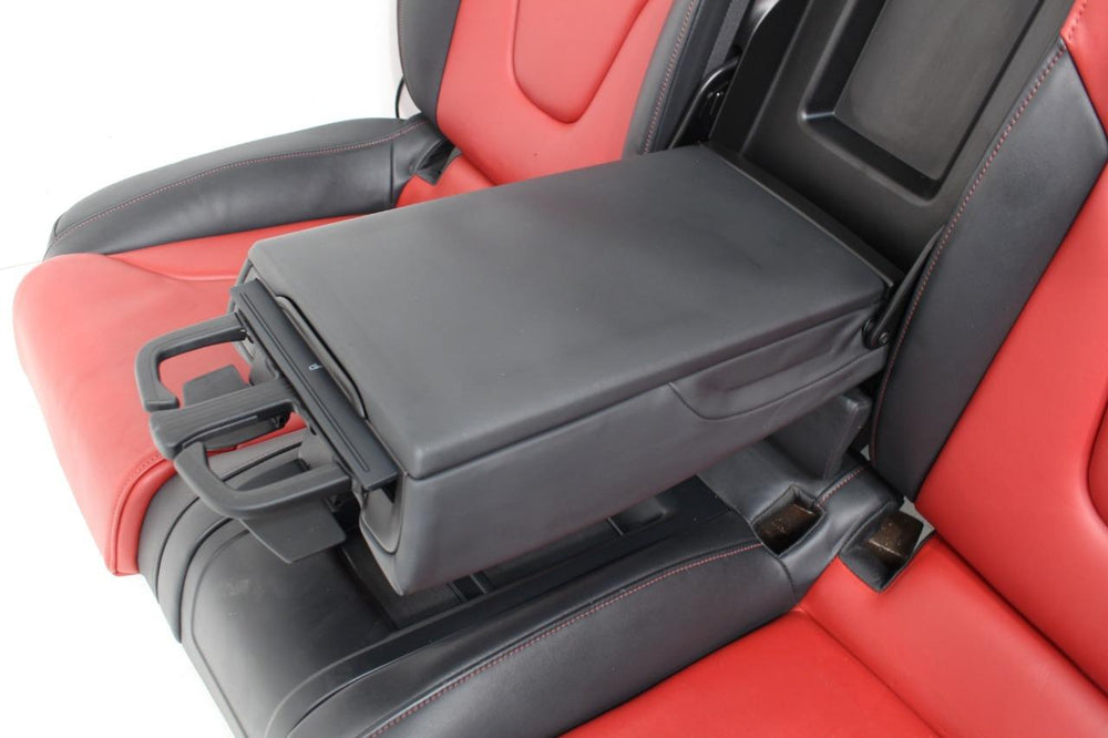 Audi S5 A5 Seats Magna Red Black Front Rear Seat Set Door Panels With 1/4 Trim | Picture # 18 | OEM Seats