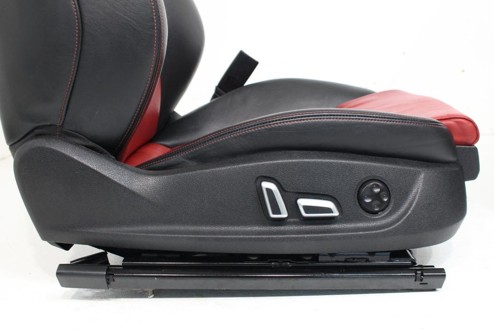 Audi S5 A5 Seats Magna Red Black Front Rear Seat Set Door Panels With 1/4 Trim | Picture # 9 | OEM Seats