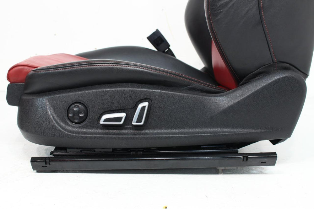 Audi S5 A5 Seats Magna Red Black Front Rear Seat Set Door Panels With 1/4 Trim | Picture # 10 | OEM Seats