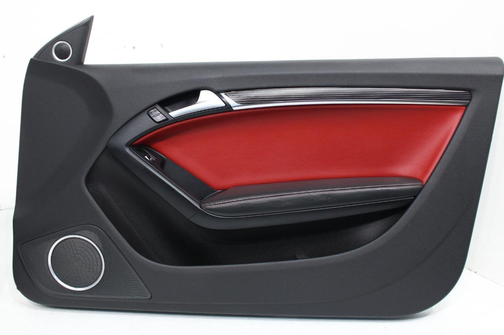 Audi S5 A5 Seats Magna Red Black Front Rear Seat Set Door Panels With 1/4 Trim | Picture # 23 | OEM Seats