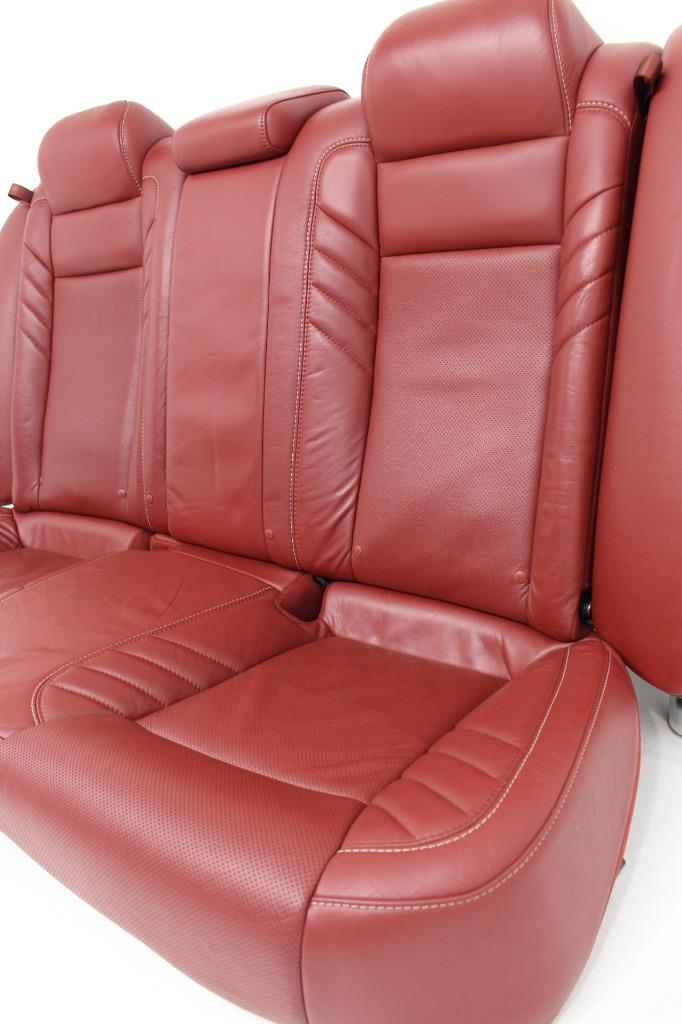 Dodge Charger Hellcat Oem Red Leather Seats Front & Rear  2015-2020 | Picture # 24 | OEM Seats