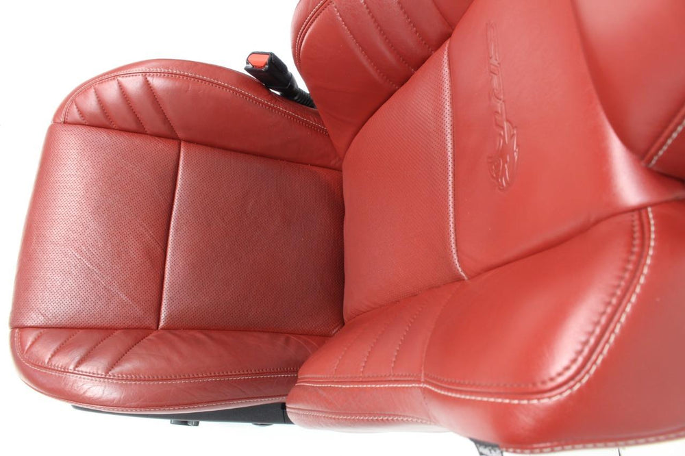 Dodge Charger Hellcat Oem Red Leather Seats Front & Rear  2015-2020 | Picture # 16 | OEM Seats