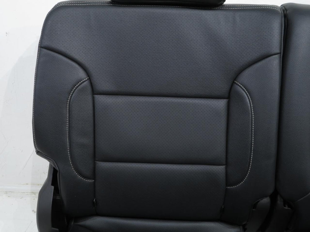 2014 - 2018 Silverado Sierra Rear Seats, Crew Cab, Aftermarket Black Leather #333i | Picture # 5 | OEM Seats