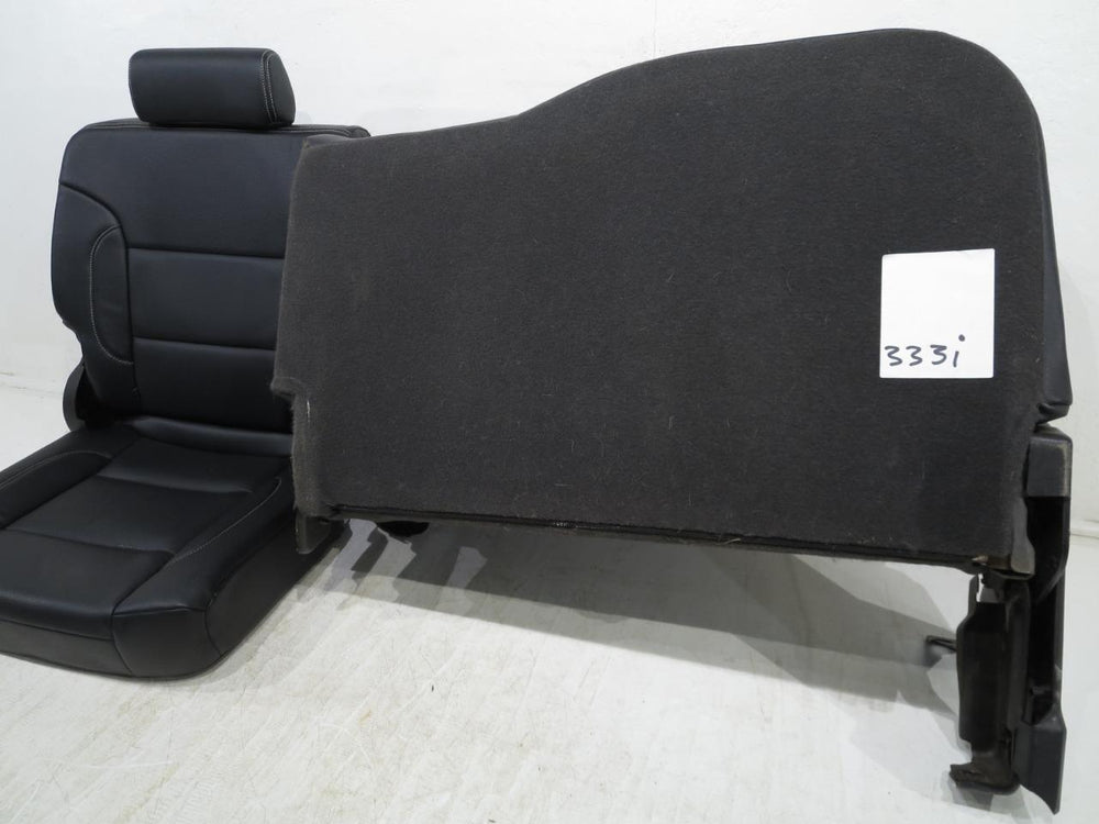 2014 - 2018 Silverado Sierra Rear Seats, Crew Cab, Aftermarket Black Leather #333i | Picture # 10 | OEM Seats