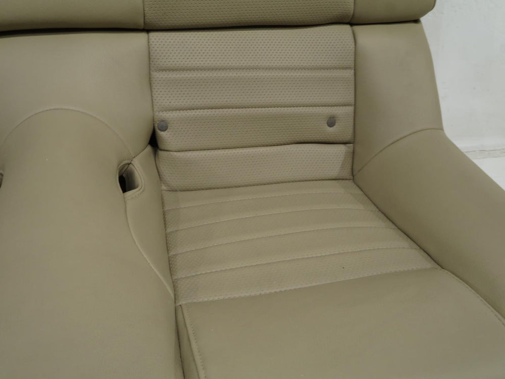 Oem Ford Mustang Gt Convertible Leather Rear Seat Tan 2005 2006 2007 2008 2009 | Picture # 4 | OEM Seats