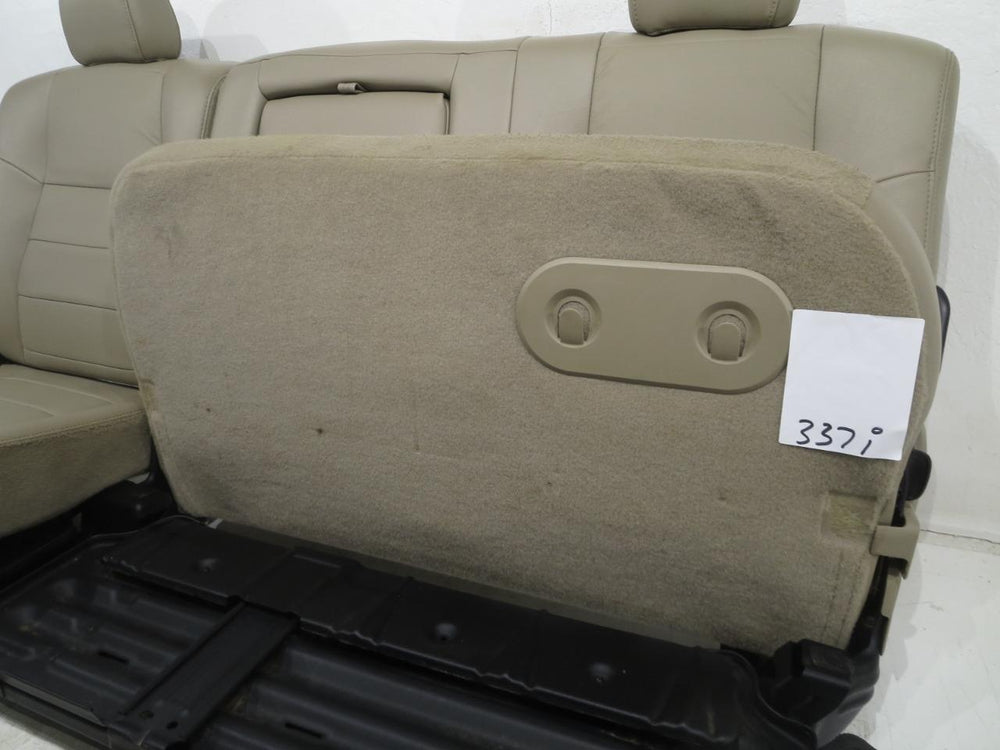 Ford Super Duty Tan Leather Crew Cab Rear Seat 2003 2004 2005 2006 2007 | Picture # 13 | OEM Seats