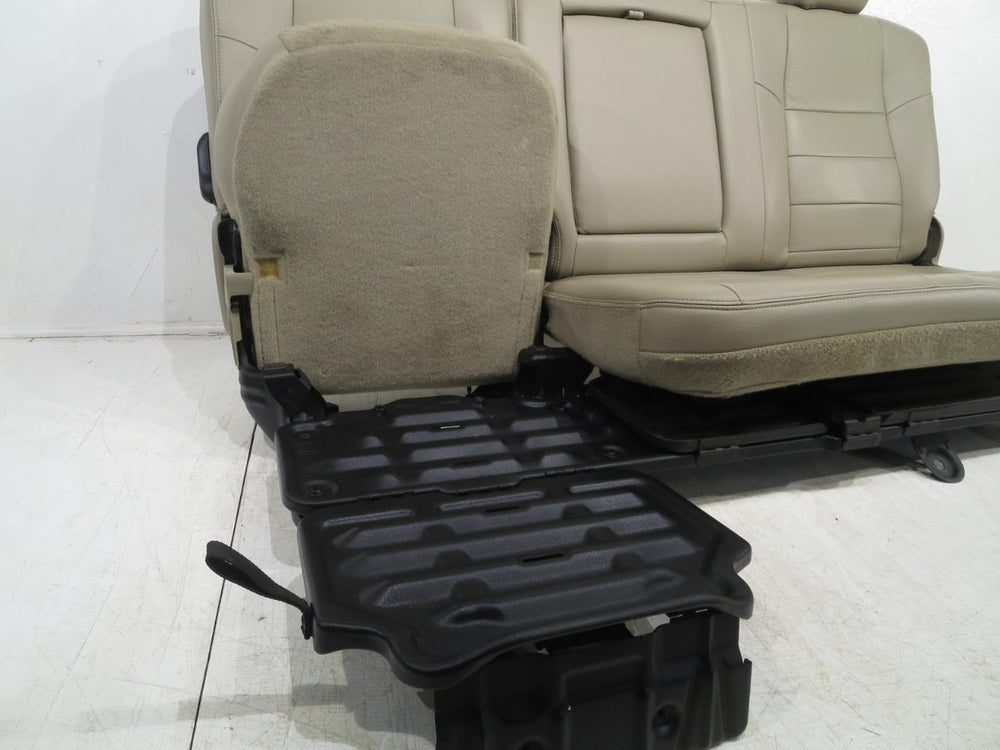Ford Super Duty Tan Leather Crew Cab Rear Seat 2003 2004 2005 2006 2007 | Picture # 14 | OEM Seats