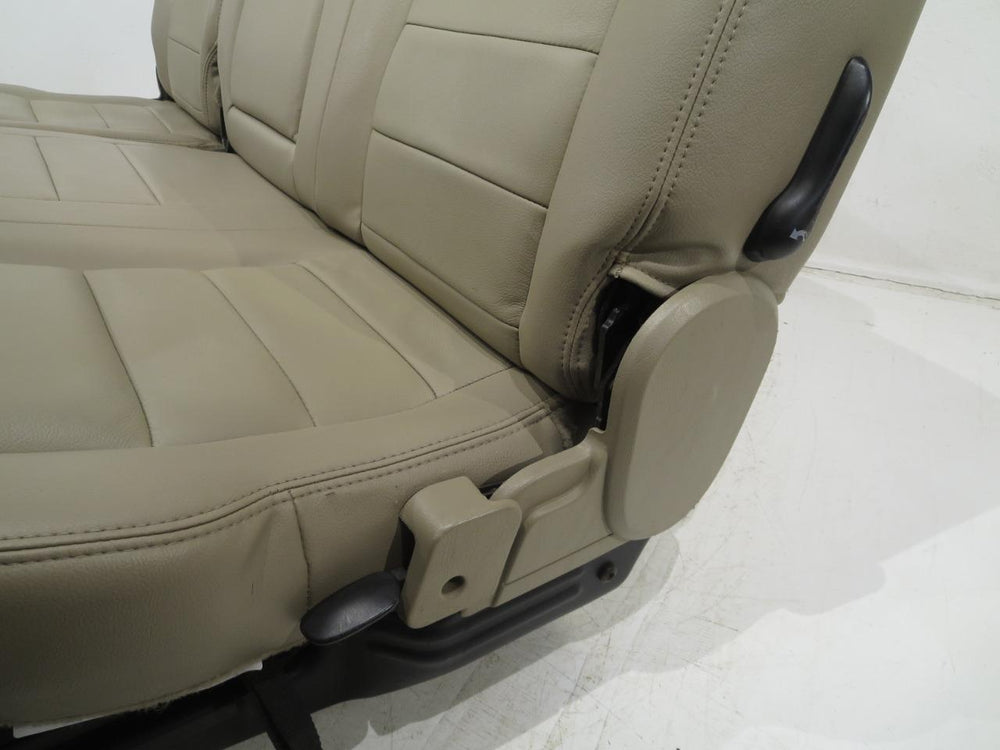 Ford Super Duty Tan Leather Crew Cab Rear Seat 2003 2004 2005 2006 2007 | Picture # 10 | OEM Seats