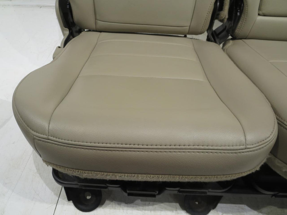 Ford Super Duty Tan Leather Crew Cab Rear Seat 2003 2004 2005 2006 2007 | Picture # 3 | OEM Seats