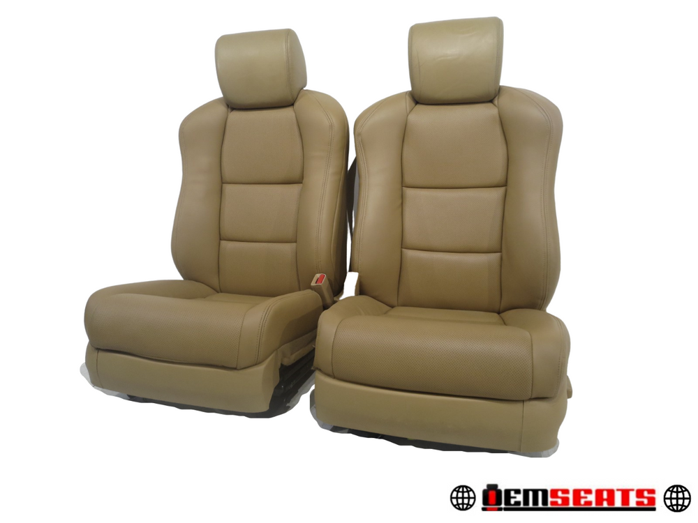 2004 - 2008 OEM Acura TL Seats Camel Tan Leather # 341i | Picture # 1 | OEM Seats