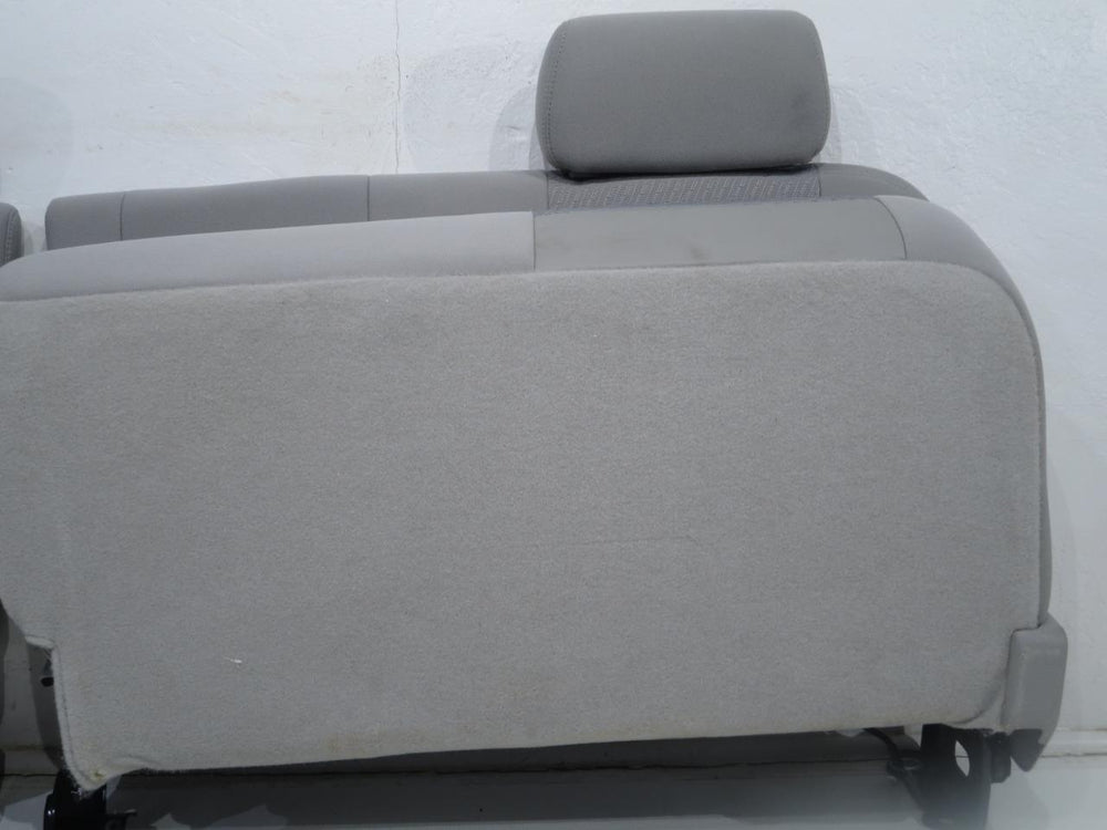 Gmc Chevy Silverado Sierra Extended Cab Cloth Rear Seat 2007 2008 2009 2010 2011 2012 2013 | Picture # 14 | OEM Seats
